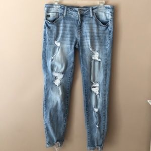 Women’s KanCan Low Rise Ankle Skinny Stretch Jeans